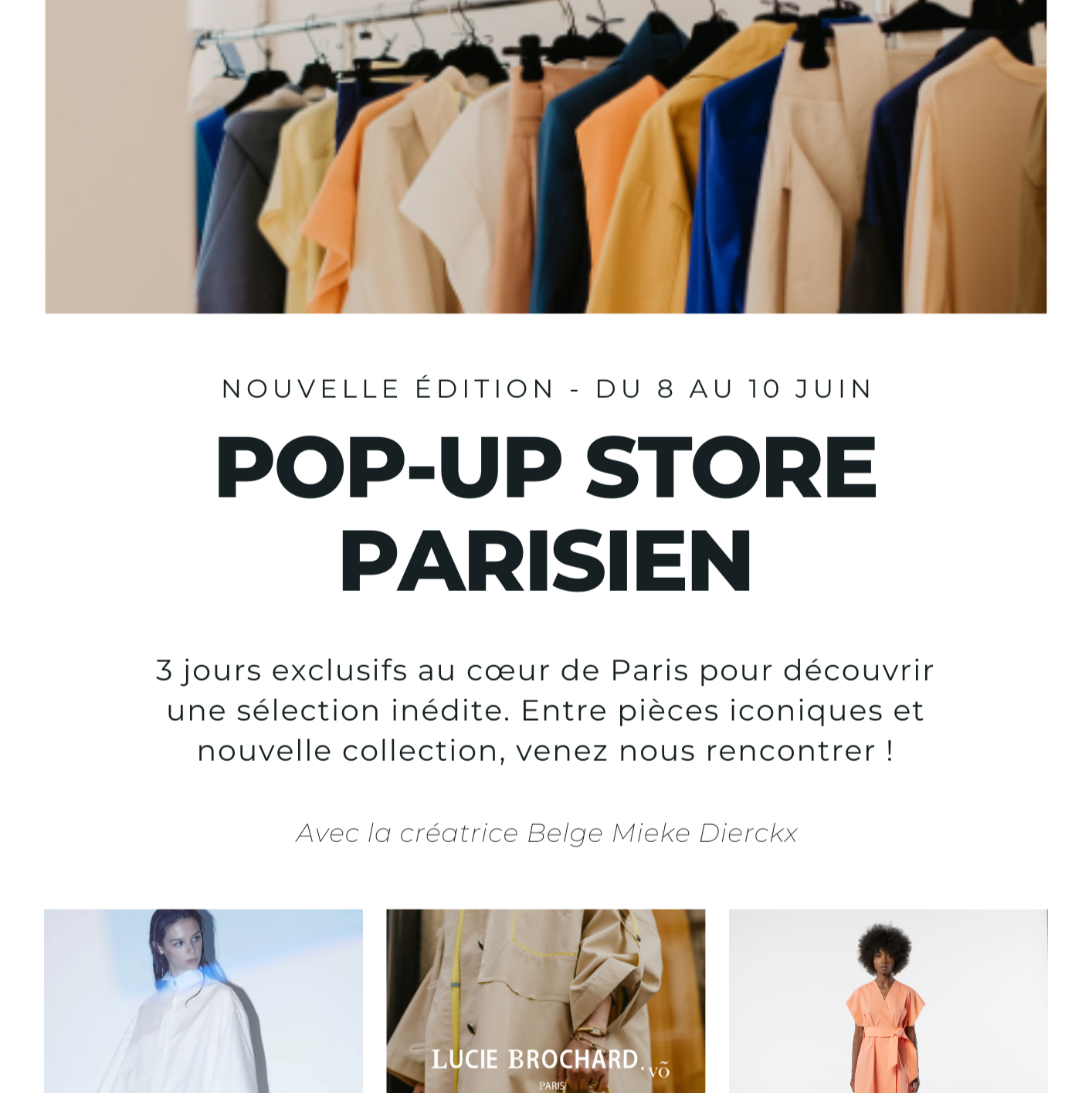 PARIS POP-UP STORE / 8 - 10 JUNE
