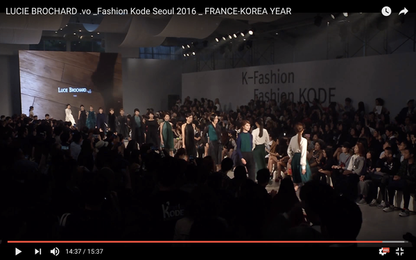 Lucie Brochard.võ at fashion Kode _ Seoul fashion week