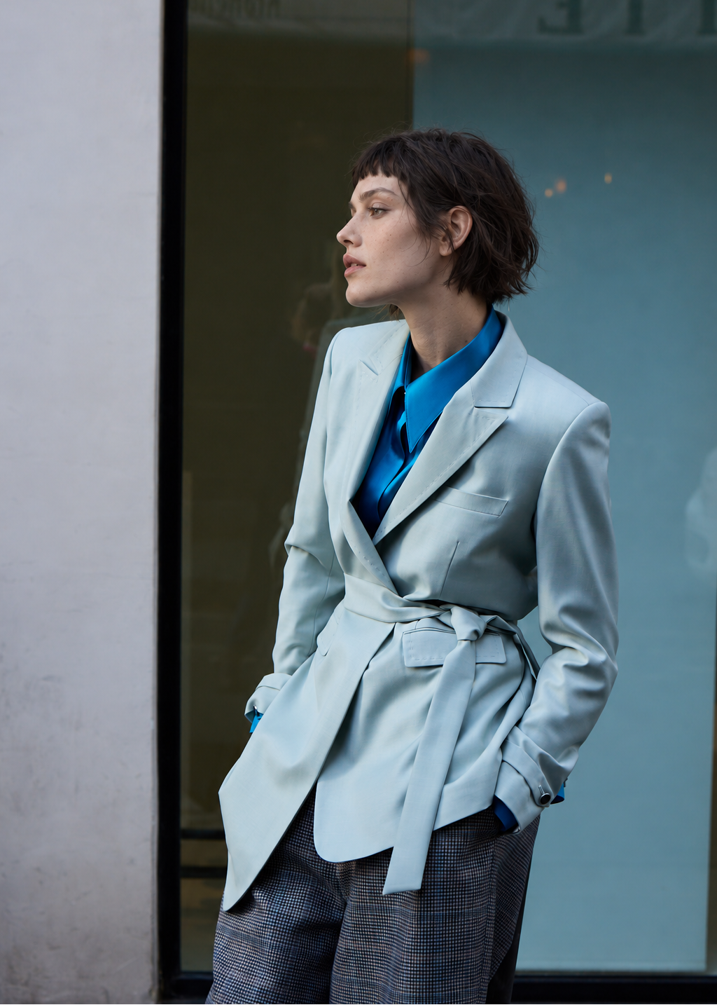 ASY mist green jacket