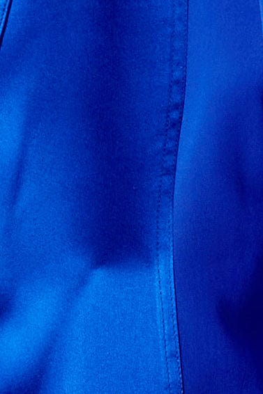 LOCK electric blue - silk shirt