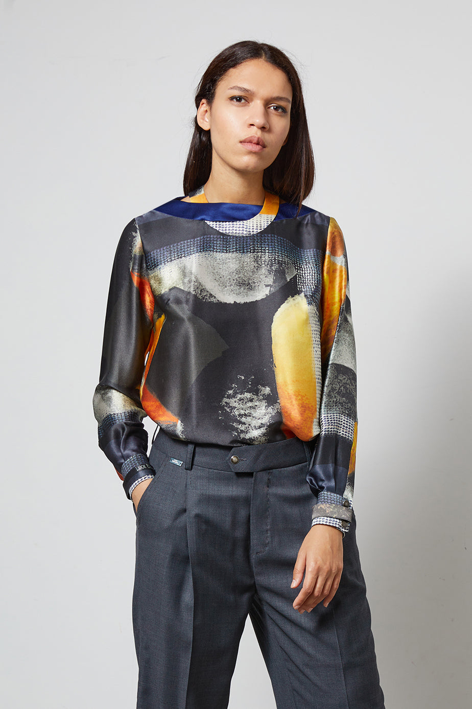 VEGA print - silk top