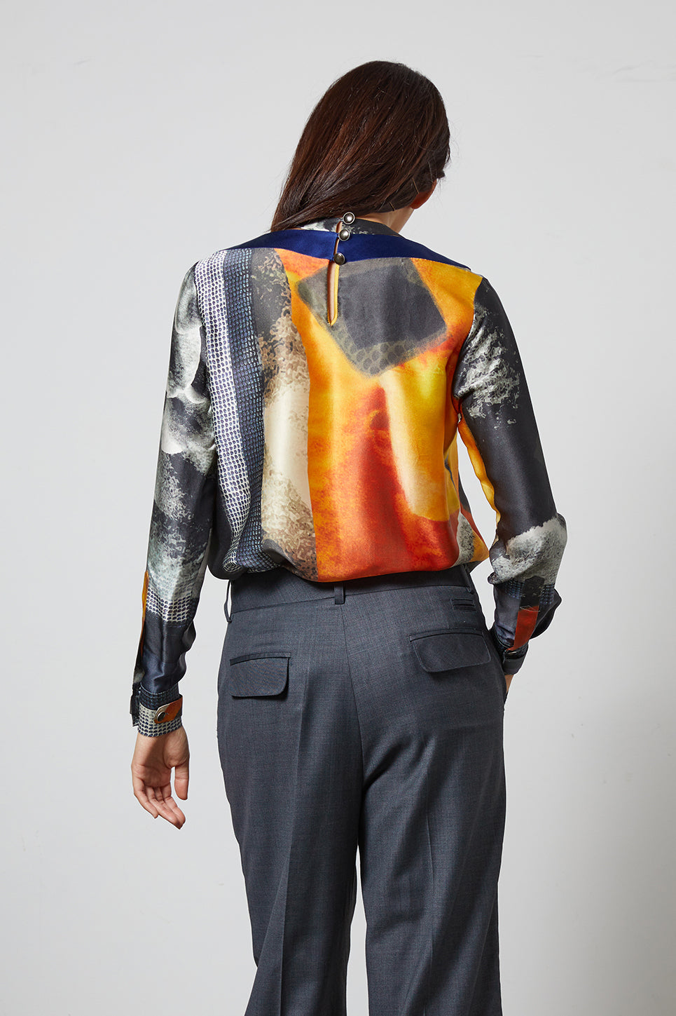 VEGA print - silk top