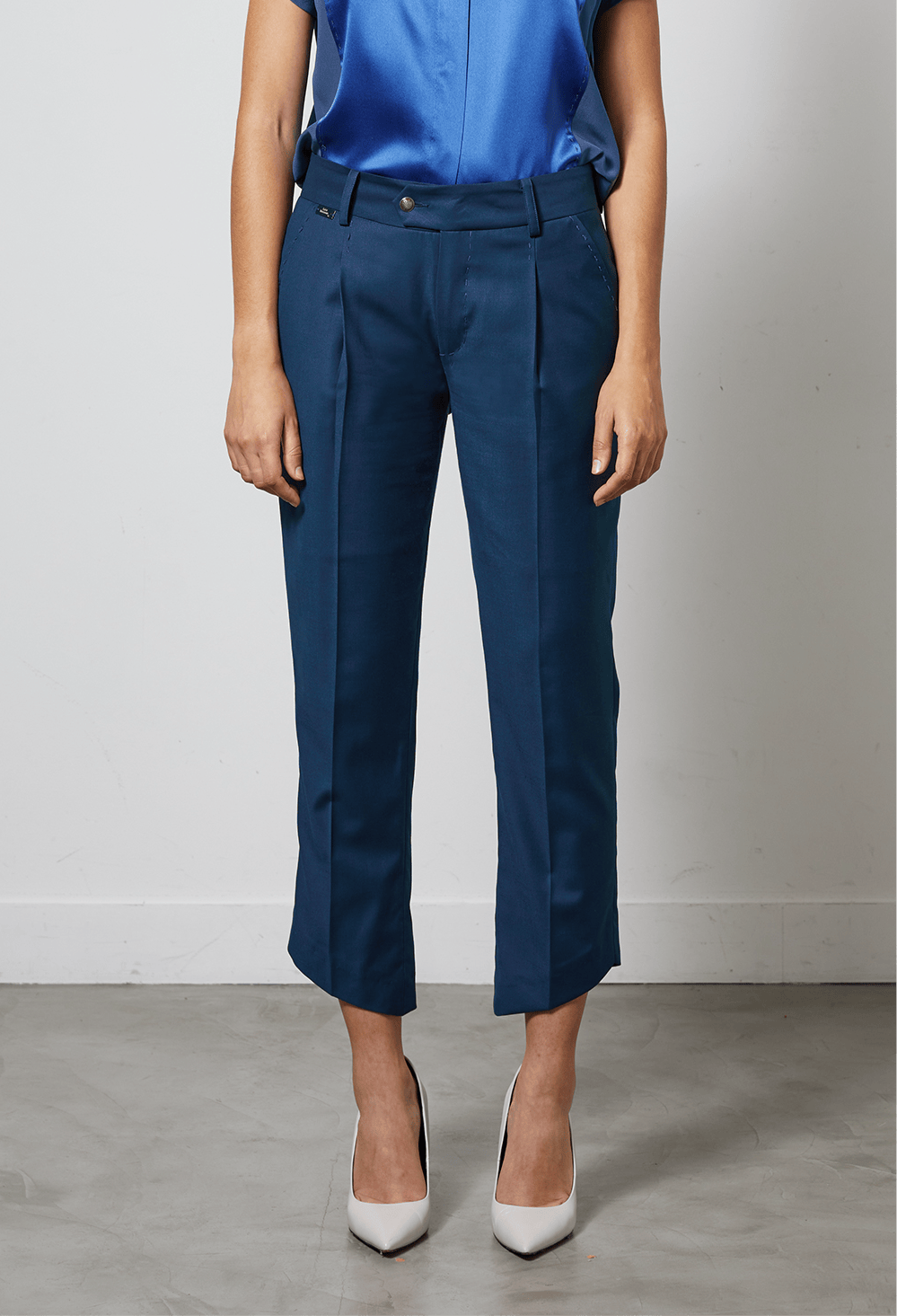 ST HONORE blue - wool microfiber suit