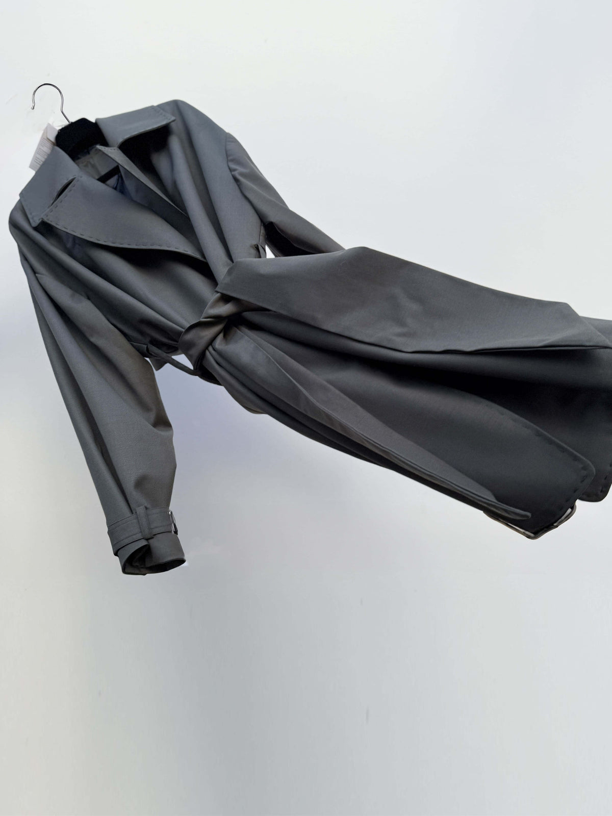 CONCORDE — Robe-trench en laine kaki