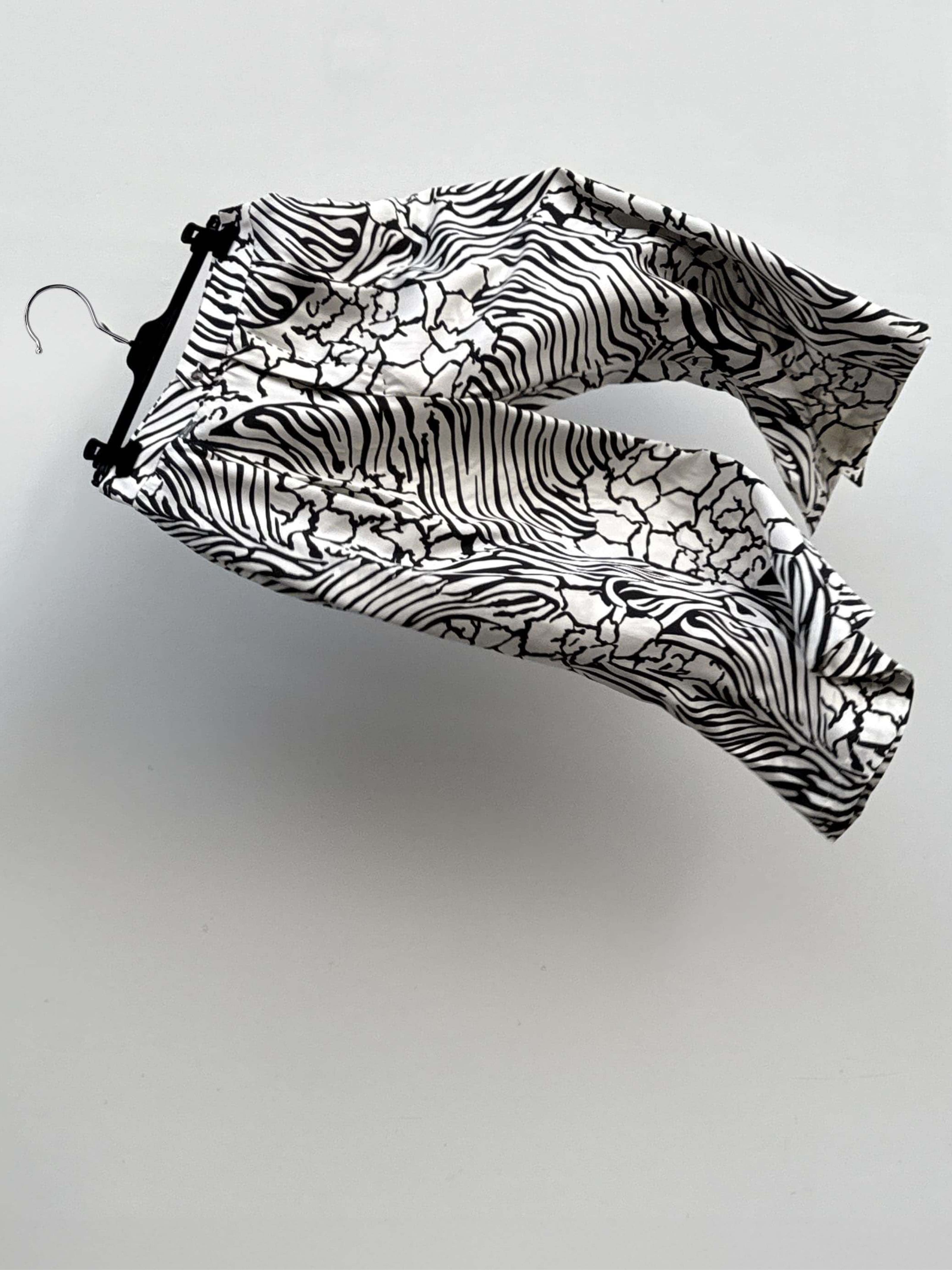 Pablo - Silk Pants in Zebra Print