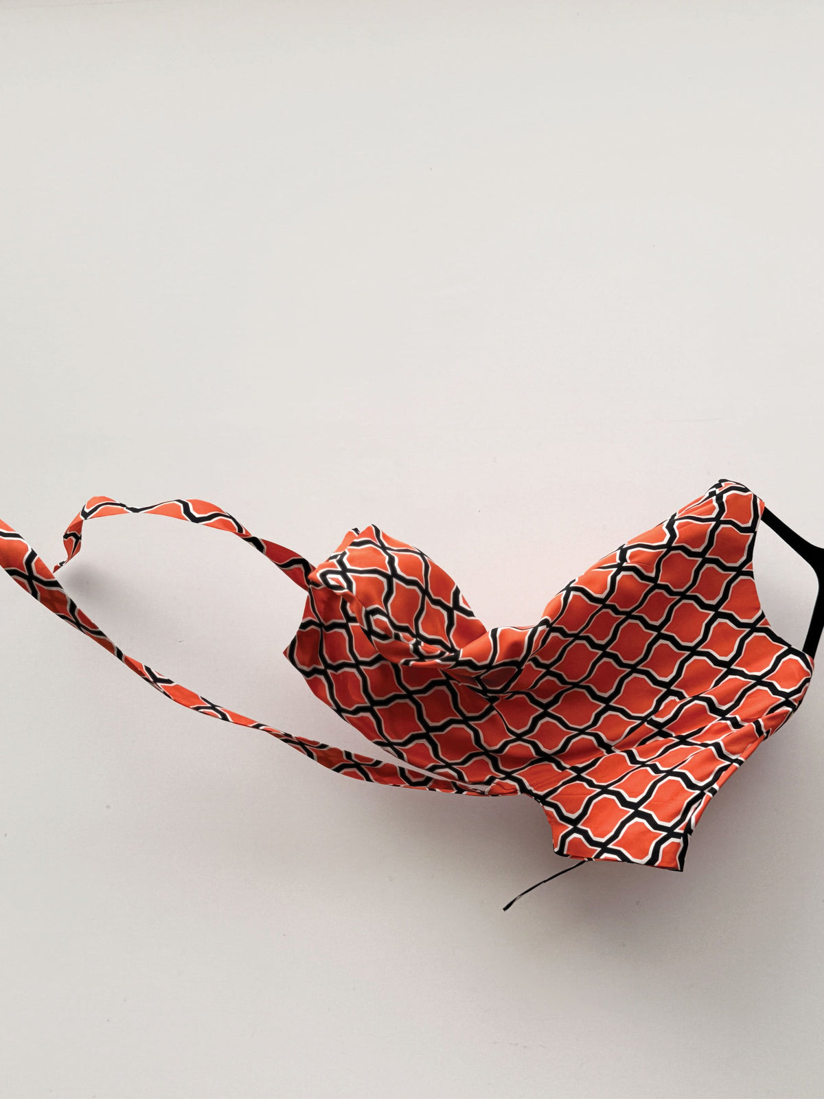 PATTI — Robe en soie imprimé 60'S Diamond