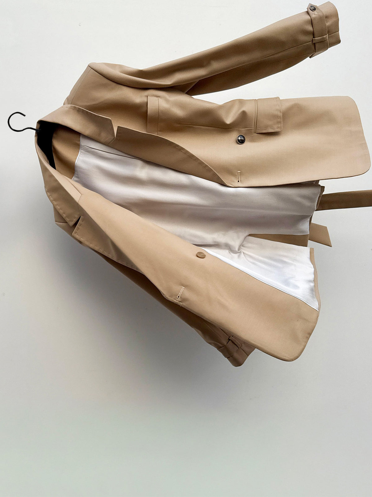 Elysee - Tailored Wool Jacket in Beige