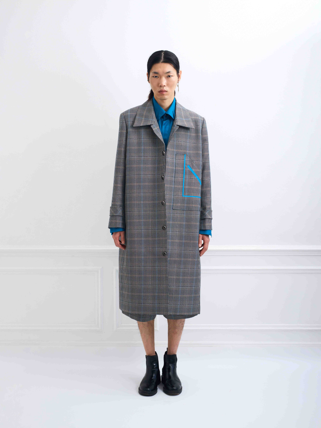 CABAN houndstooth - unisex wool coat