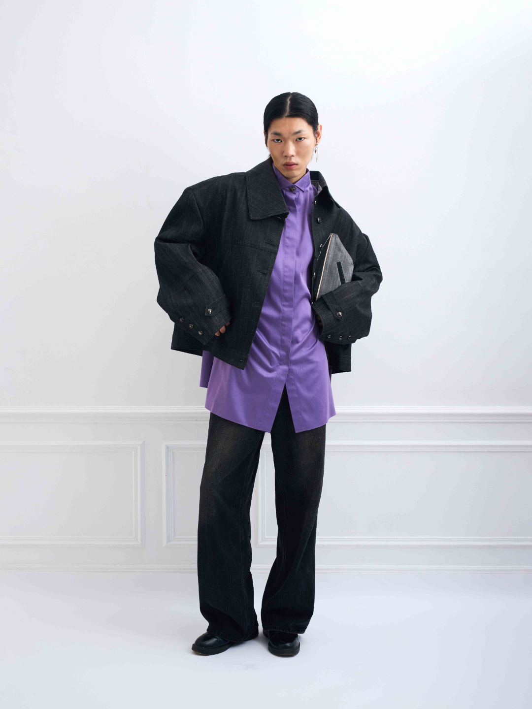 MARAIS blue denim - unisex oversized jacket