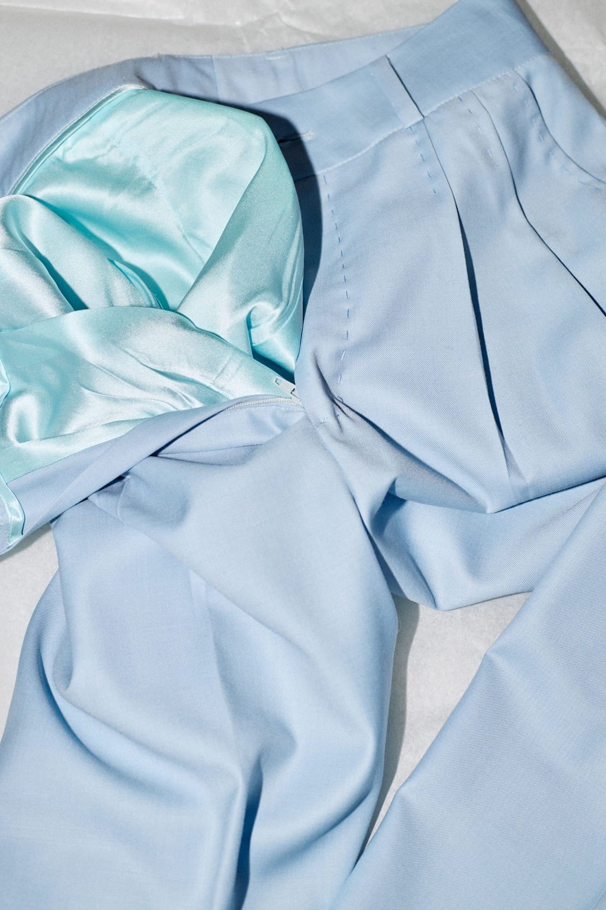 ANTIK light blue - tailored comfort pant