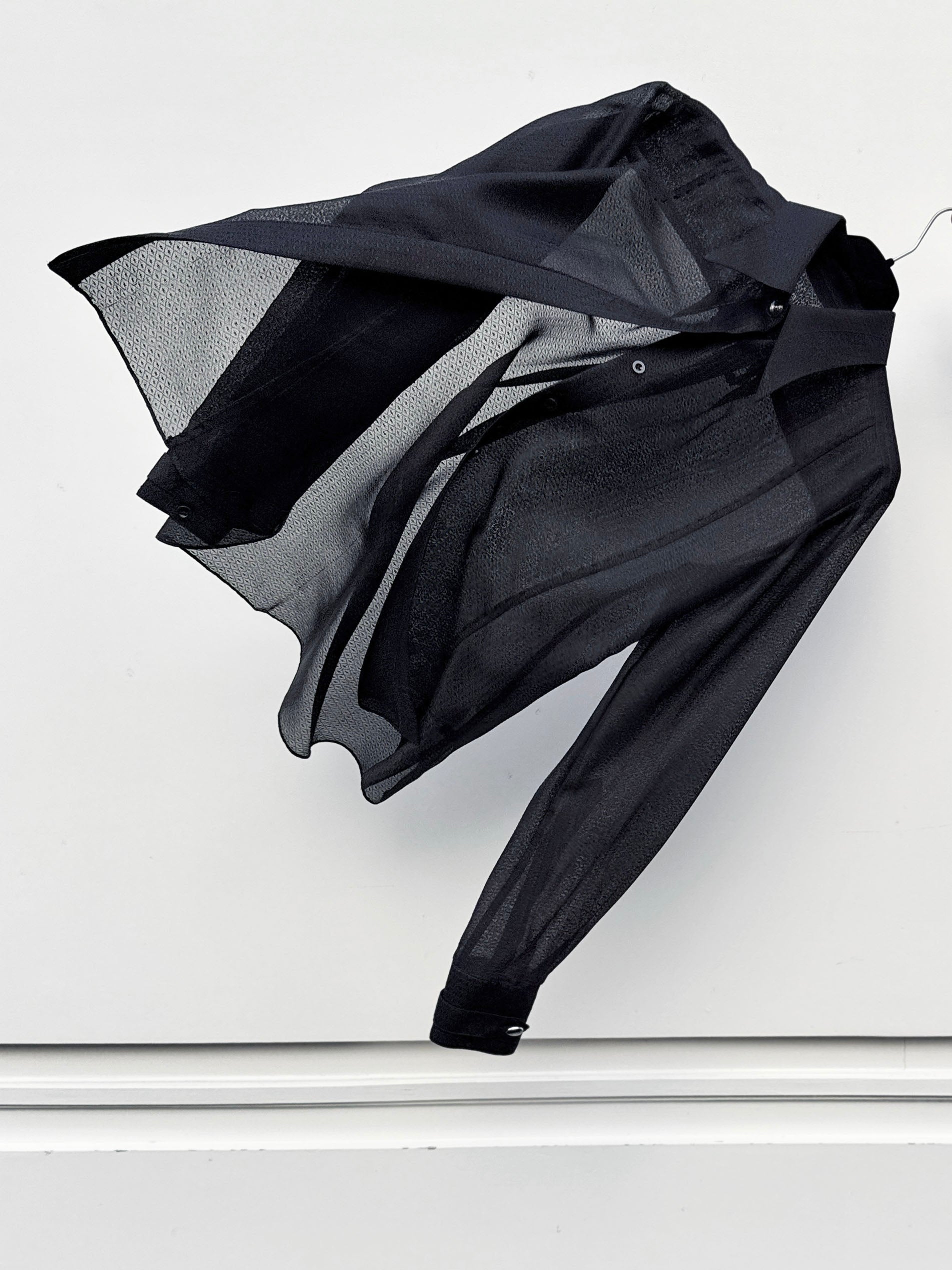 LOCK sheer diamond - silk shirt