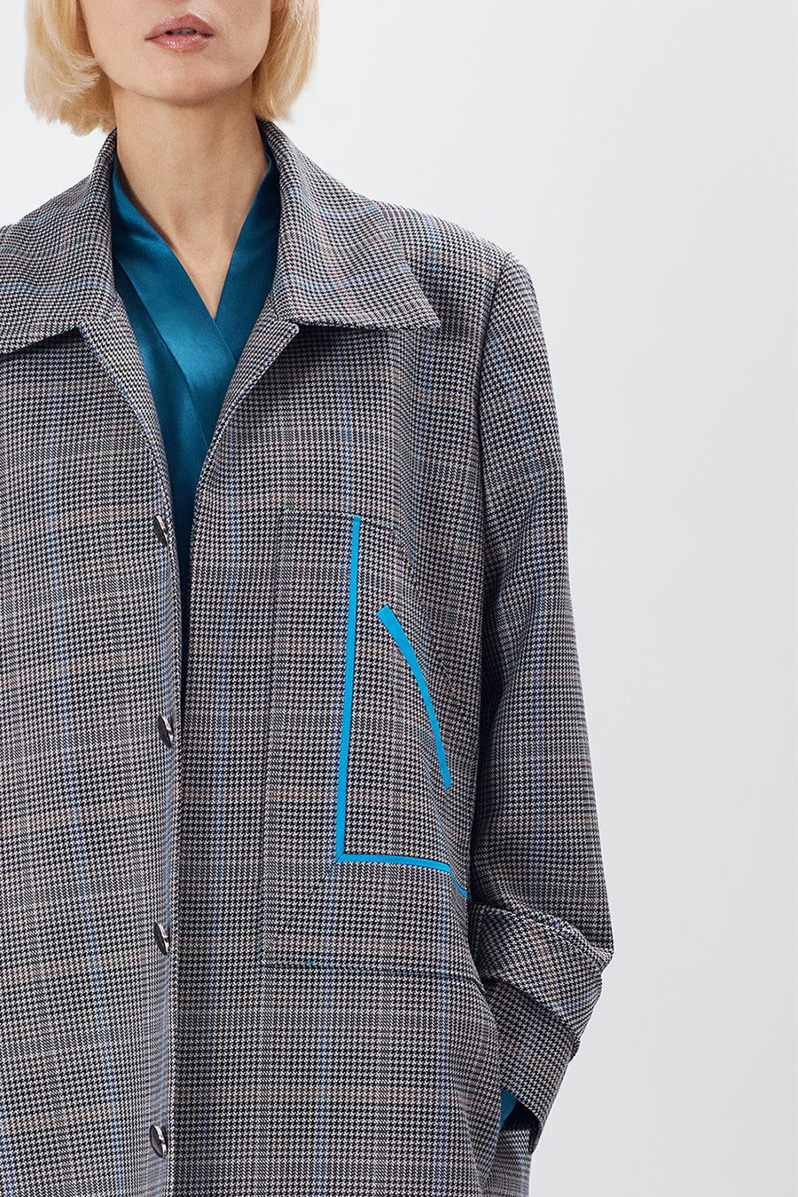 CABAN houndstooth - unisex wool coat