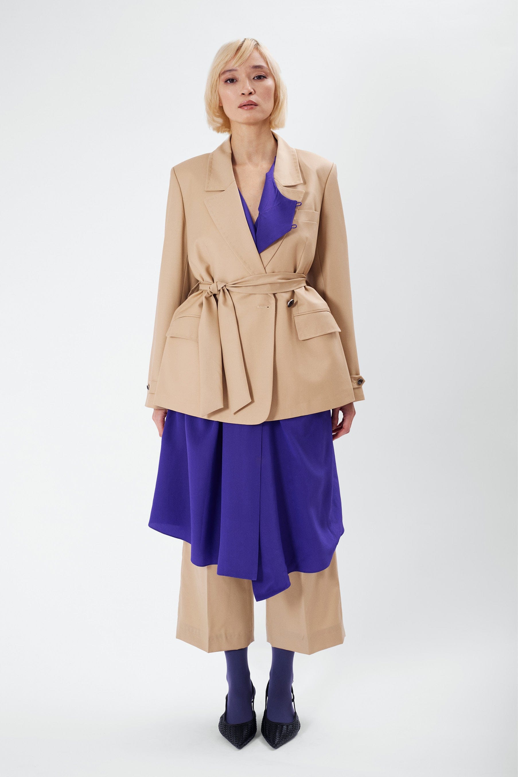 ELYSEE beige - tailored suit jacket