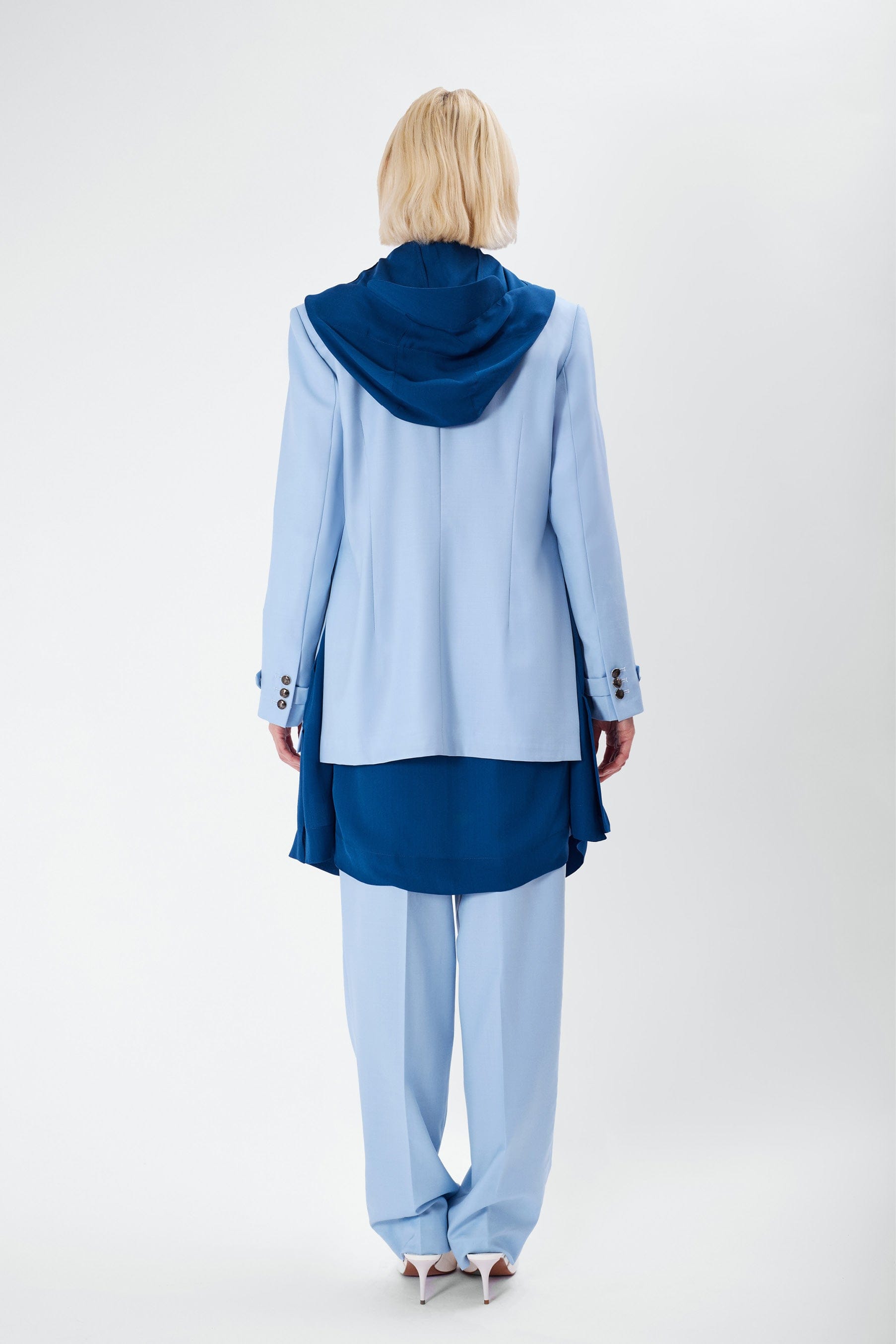 STRANGERS light blue - wool suit jacket