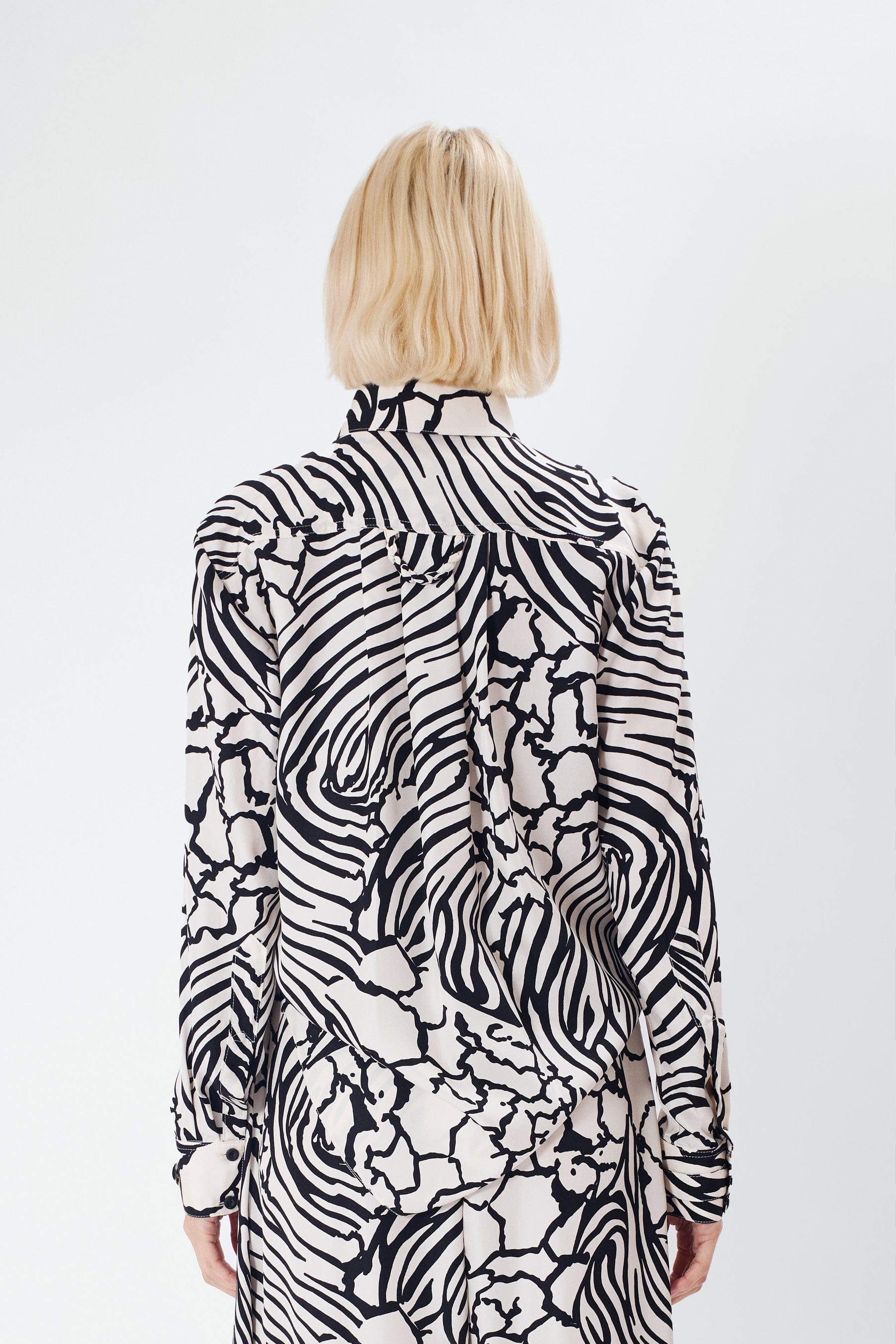 LOCK zebra - silk shirt
