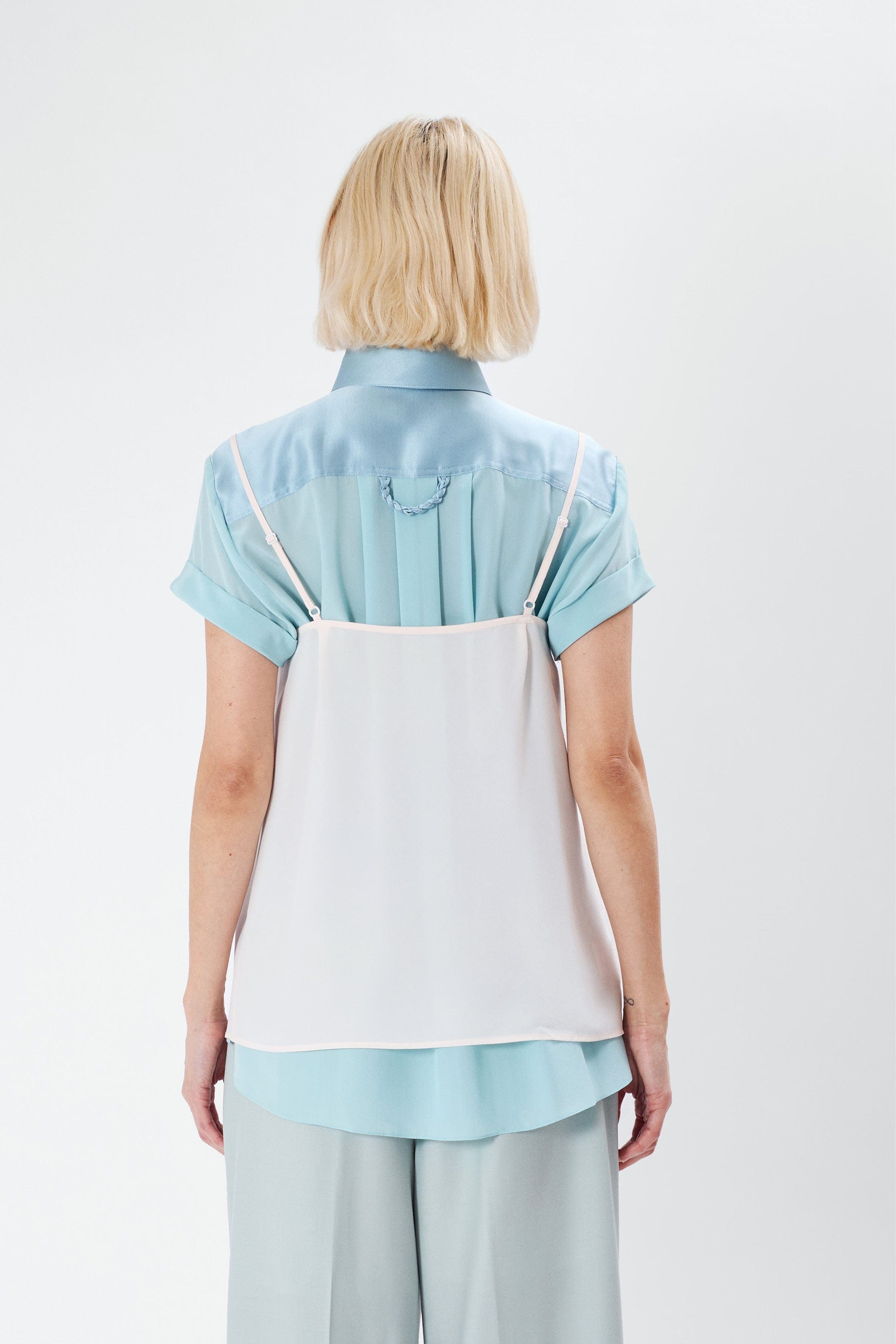 COSY light pink - silk tank top