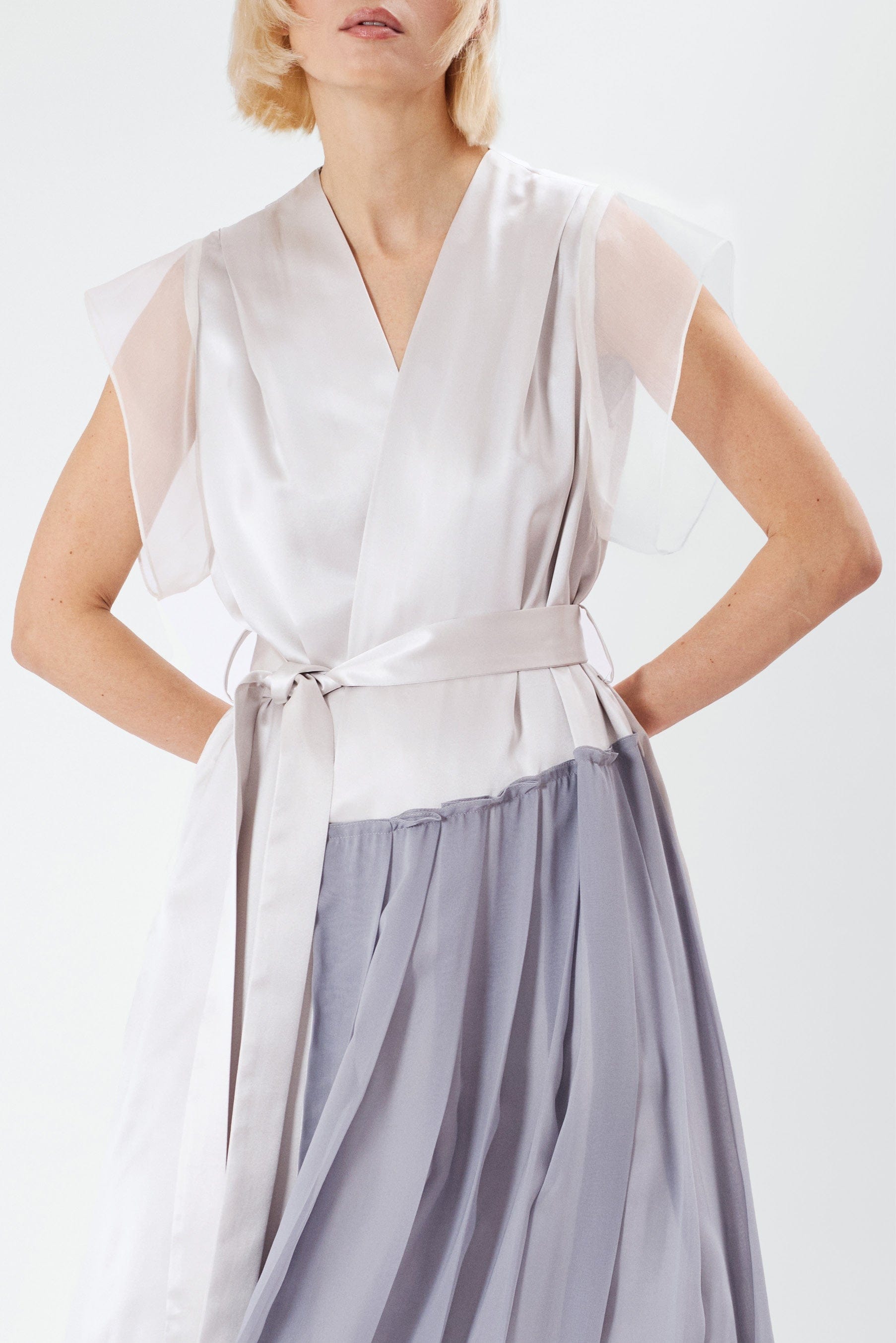 OCEAN galactic - silk fluid cocktail dress