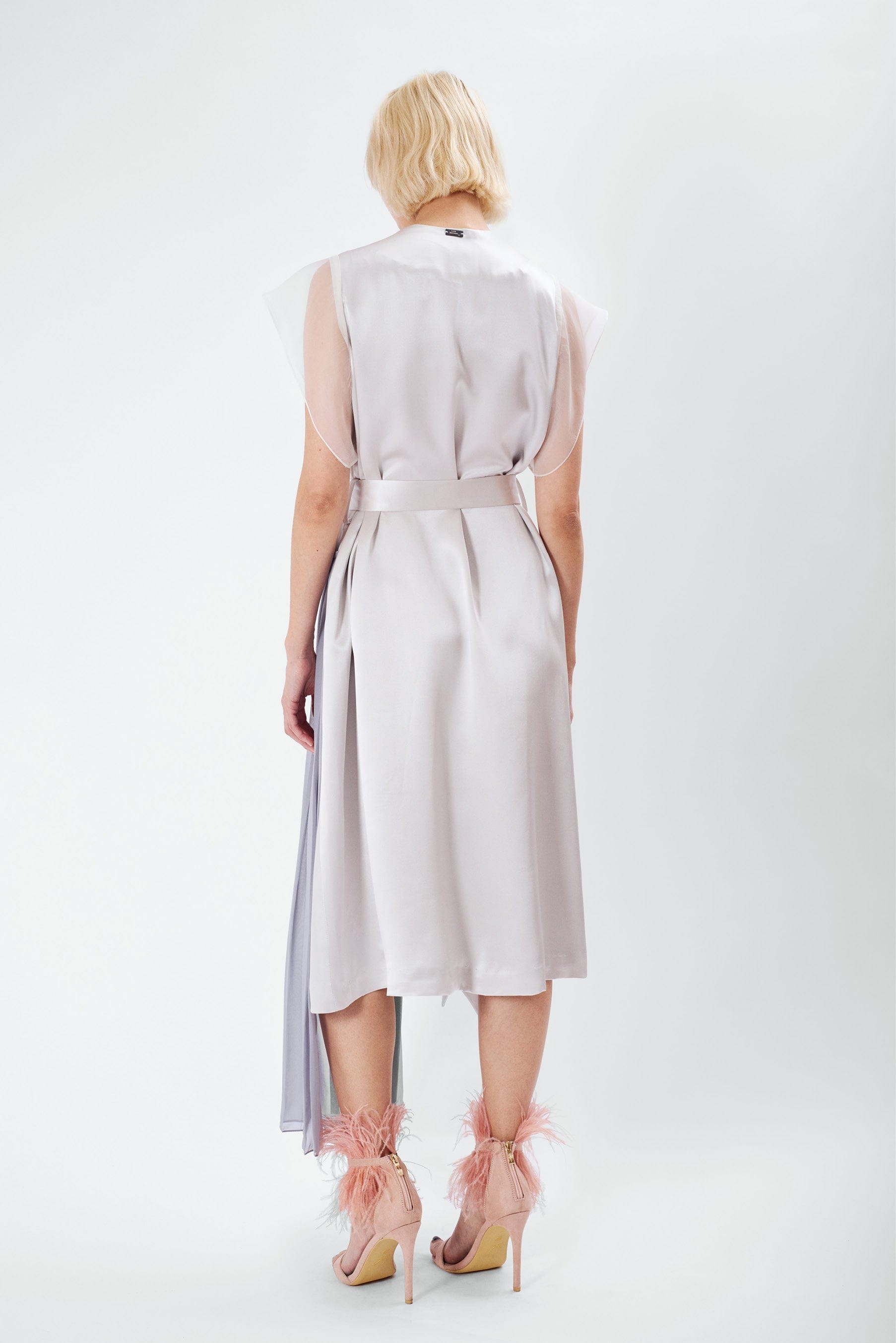 OCEAN galactic - silk fluid cocktail dress