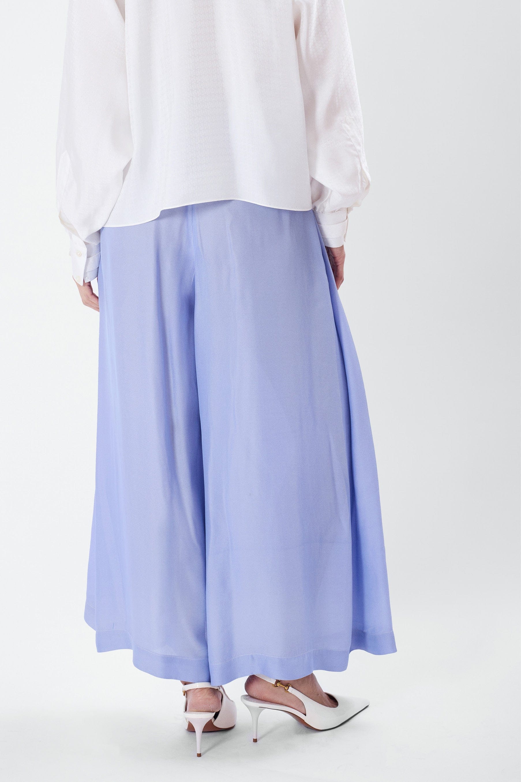 PABLO lilac - silk viscose comfort pant