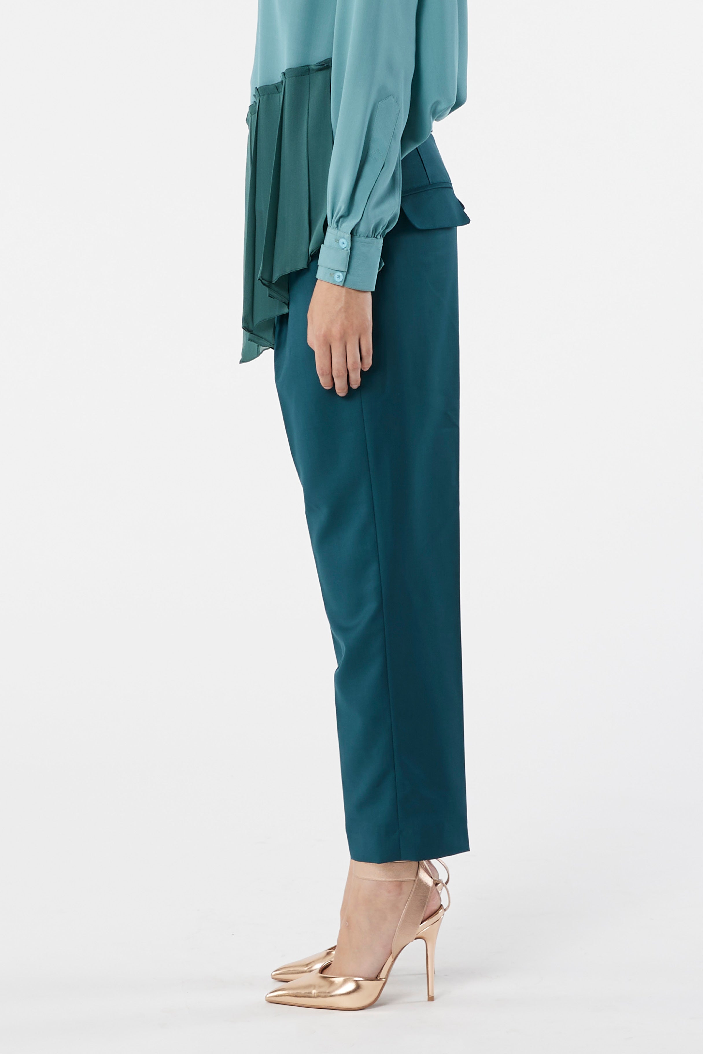 SEATTLE green - wool pant suit