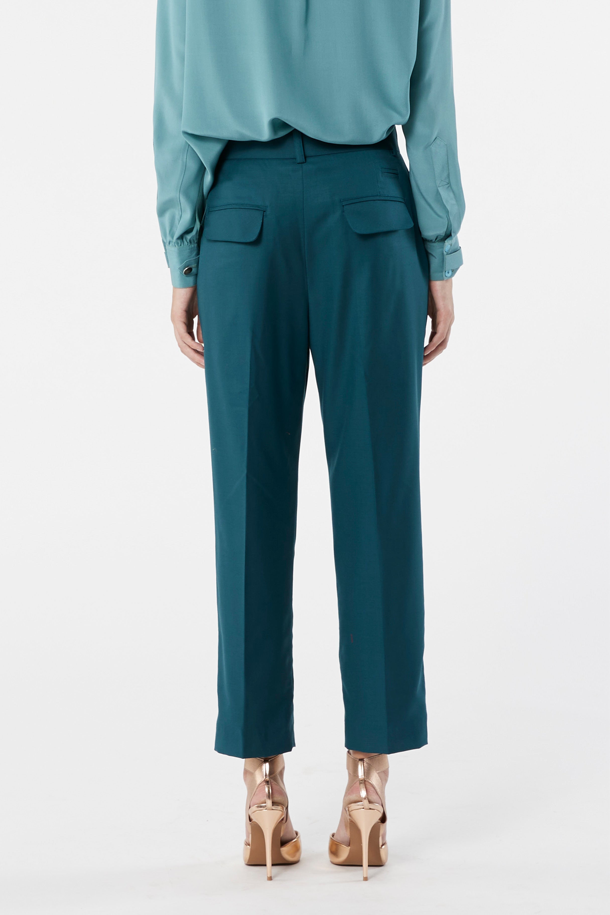 SEATTLE green - wool pant suit