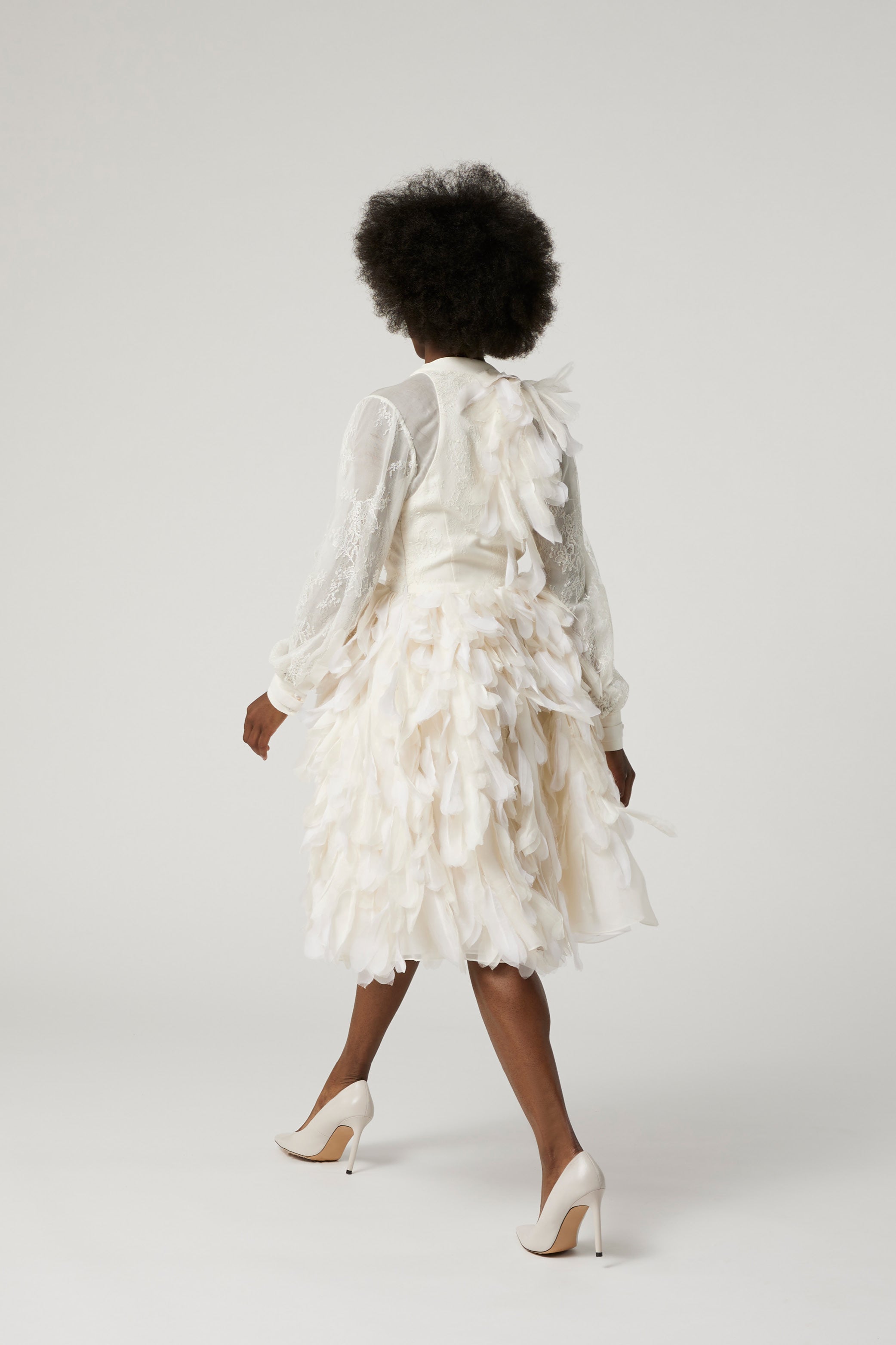 DROUOT - short feather dress
