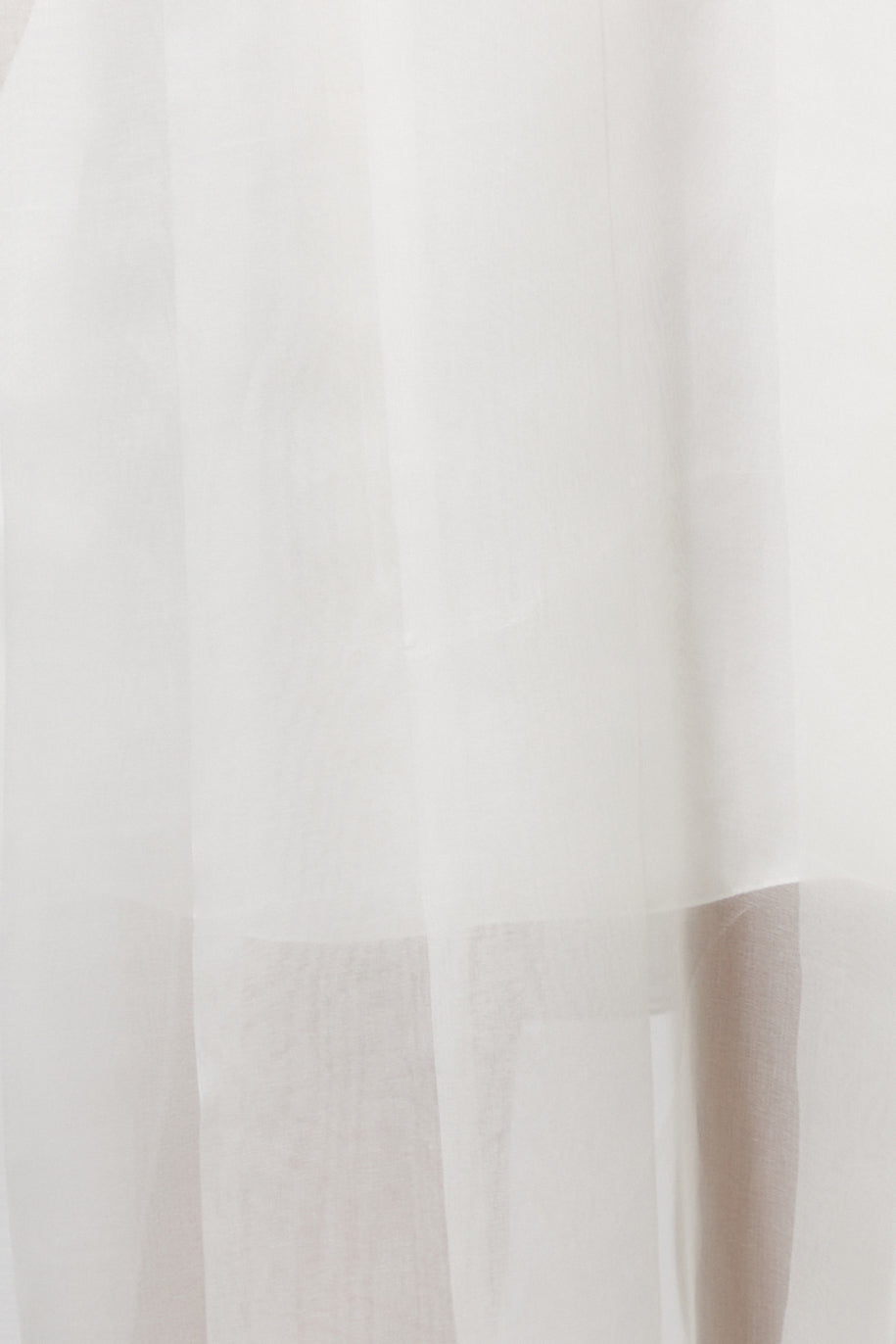 ART DECO white - silk pleated dress