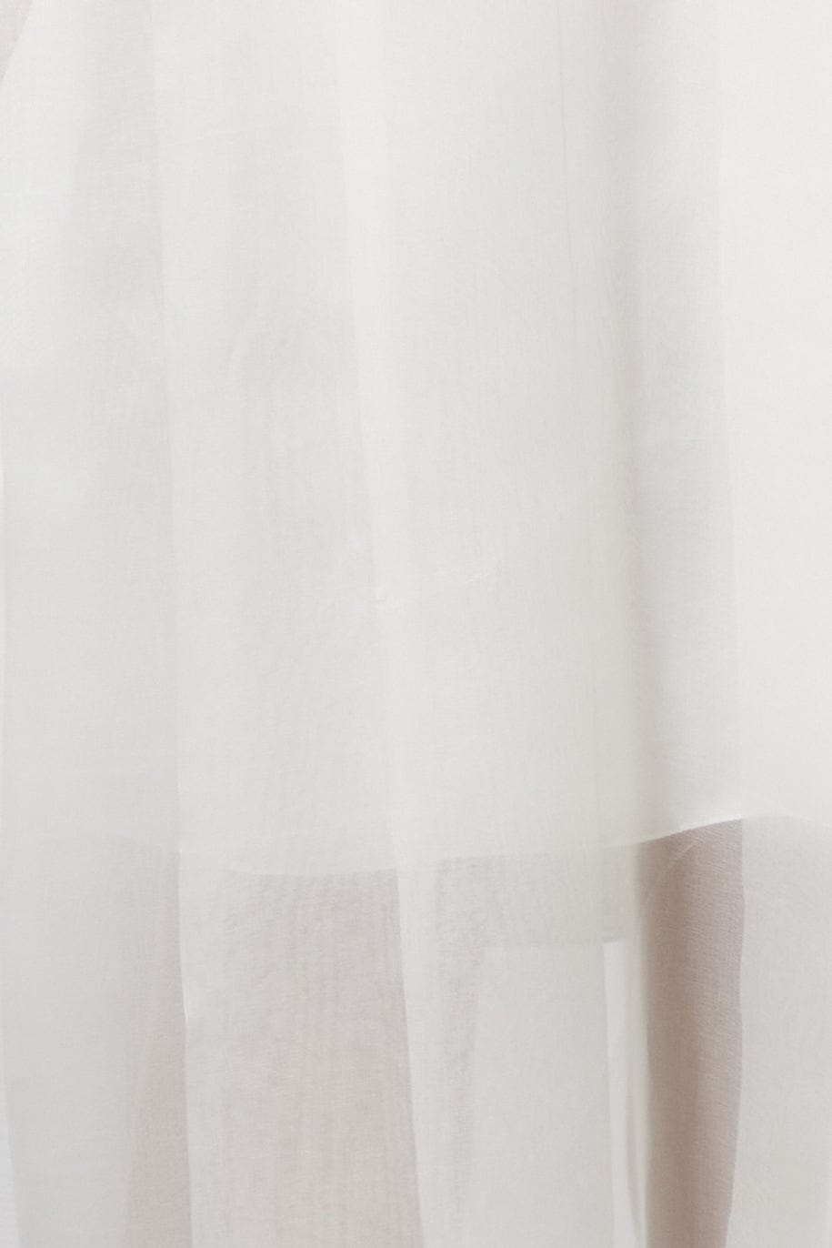 ART DECO white - silk pleated dress