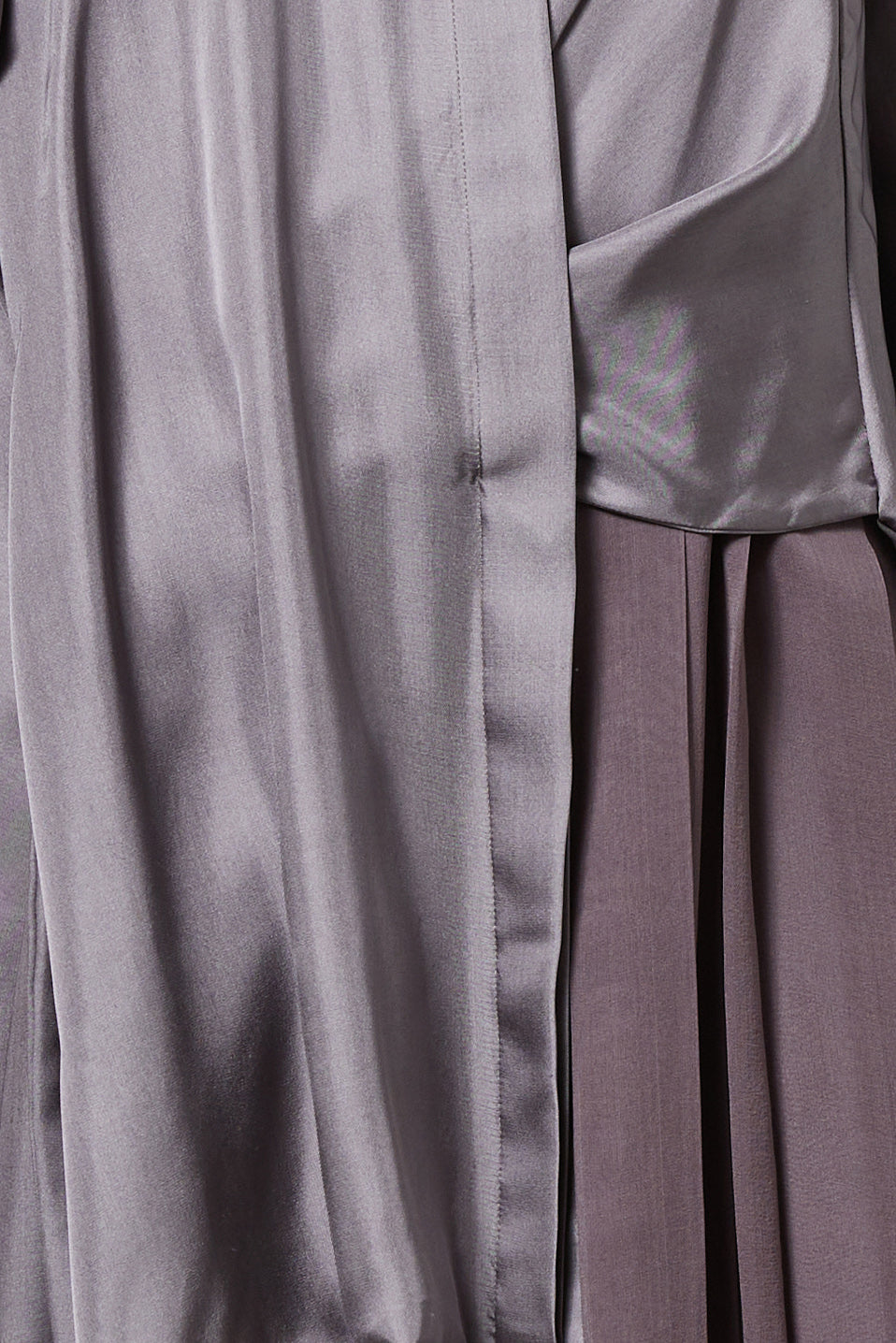 CHARLOT grey - silk conceptual shirt dress