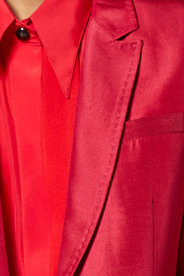 MEN fuchsia - silk suit jacket
