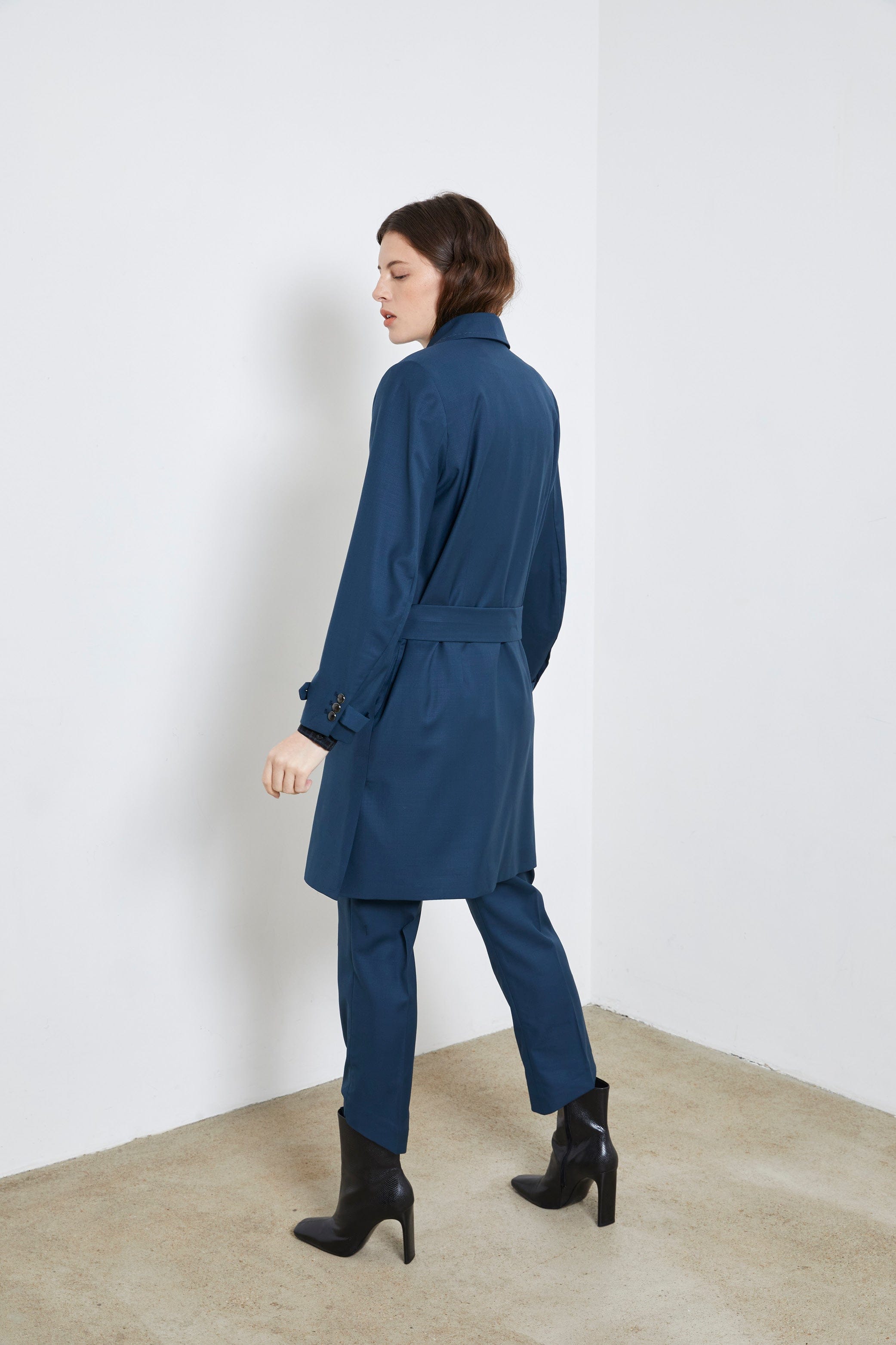 ST HONORE blue - wool microfiber suit