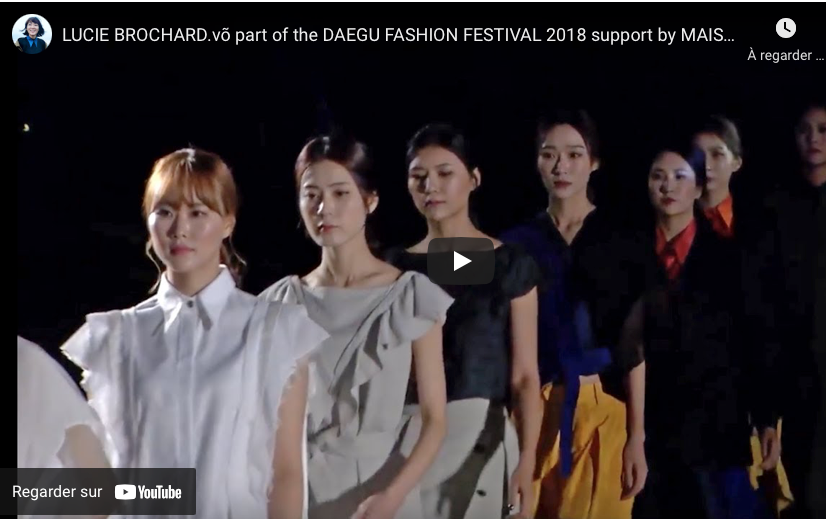 LUCIE BROCHARD.võ part of the DAEGU FASHION FESTIVAL 2018