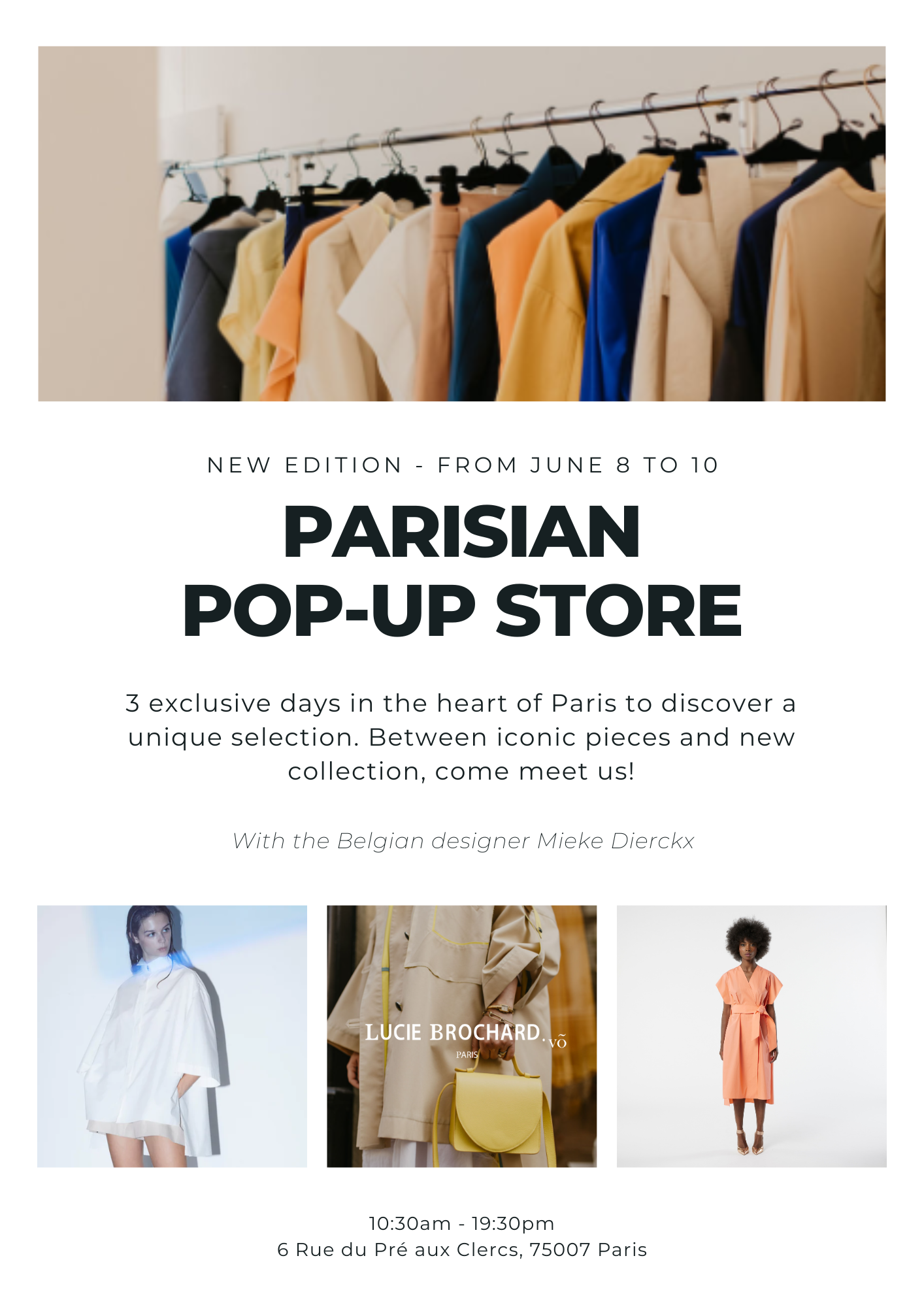 PARIS POP-UP STORE / 8 - 10 JUNE