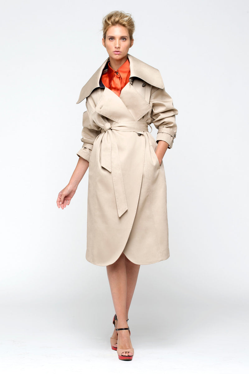 MALTESE beige - iconic trench coat