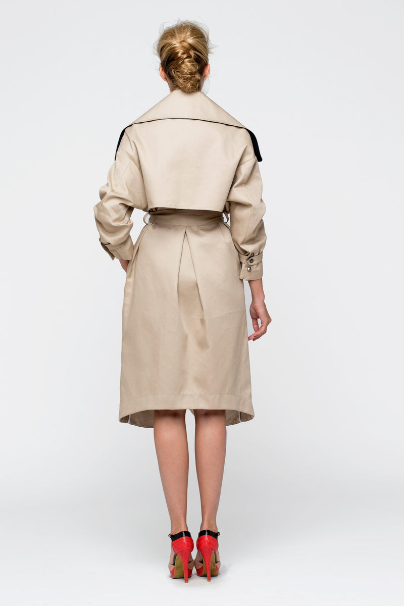 MALTESE beige - iconic trench coat