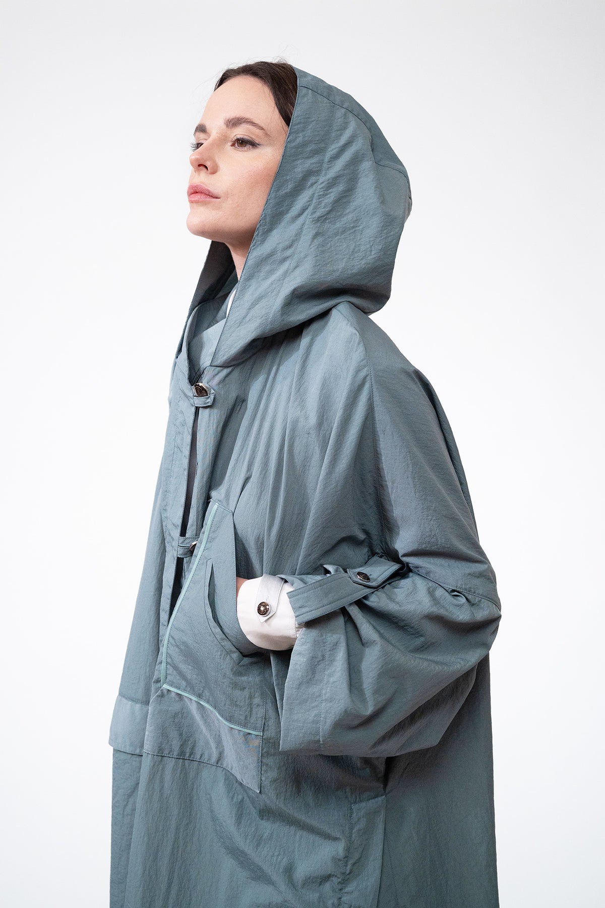 Nylon raincoat cheap