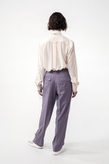LUXEMBOURG asymmetrical pleated shirt