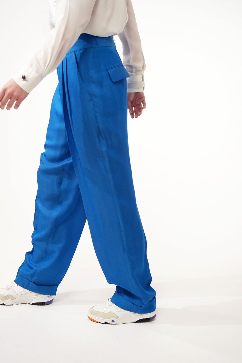 ANTIK bleu azur - pantalon confort