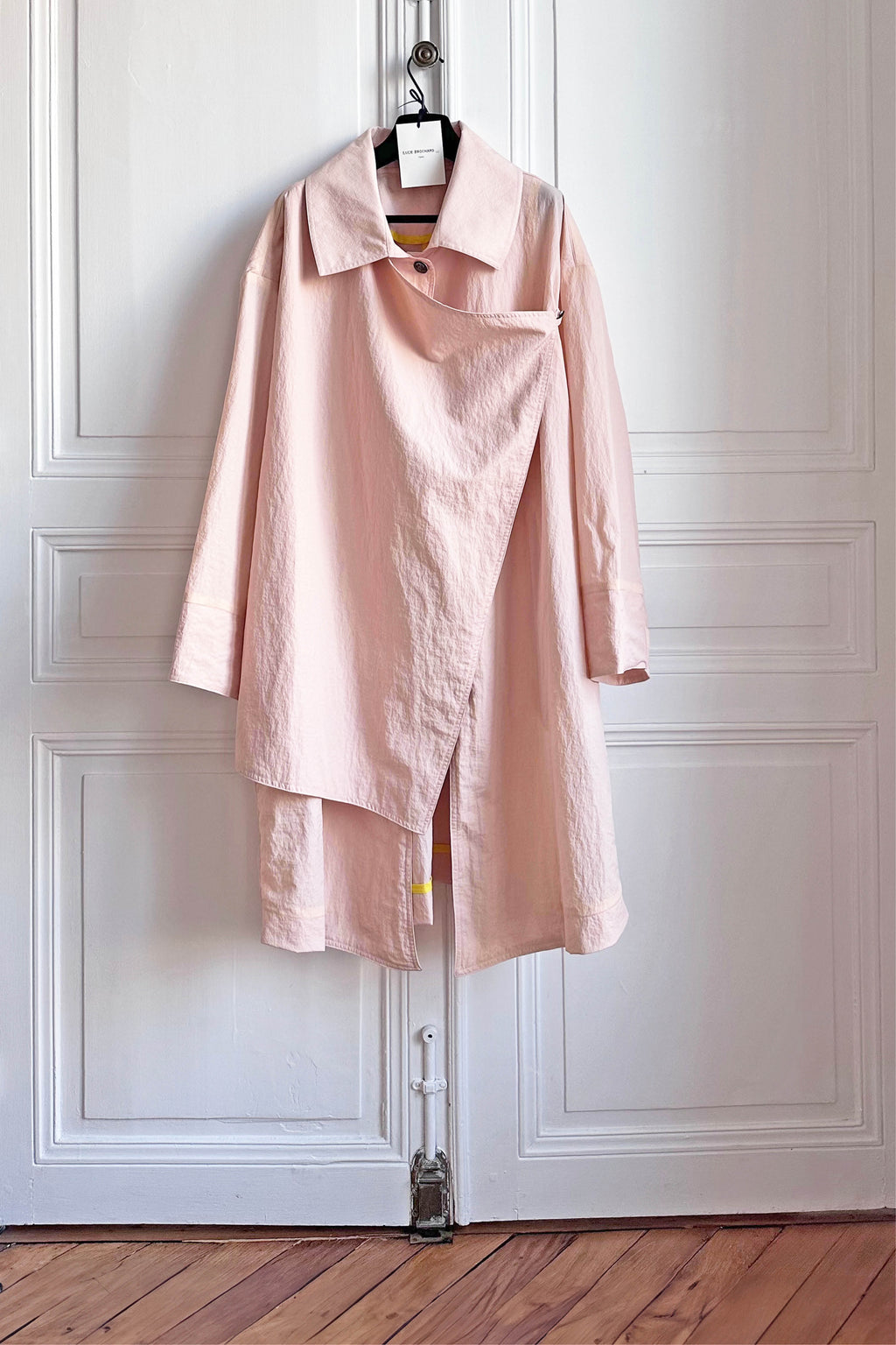 Pastel pink raincoat new arrivals