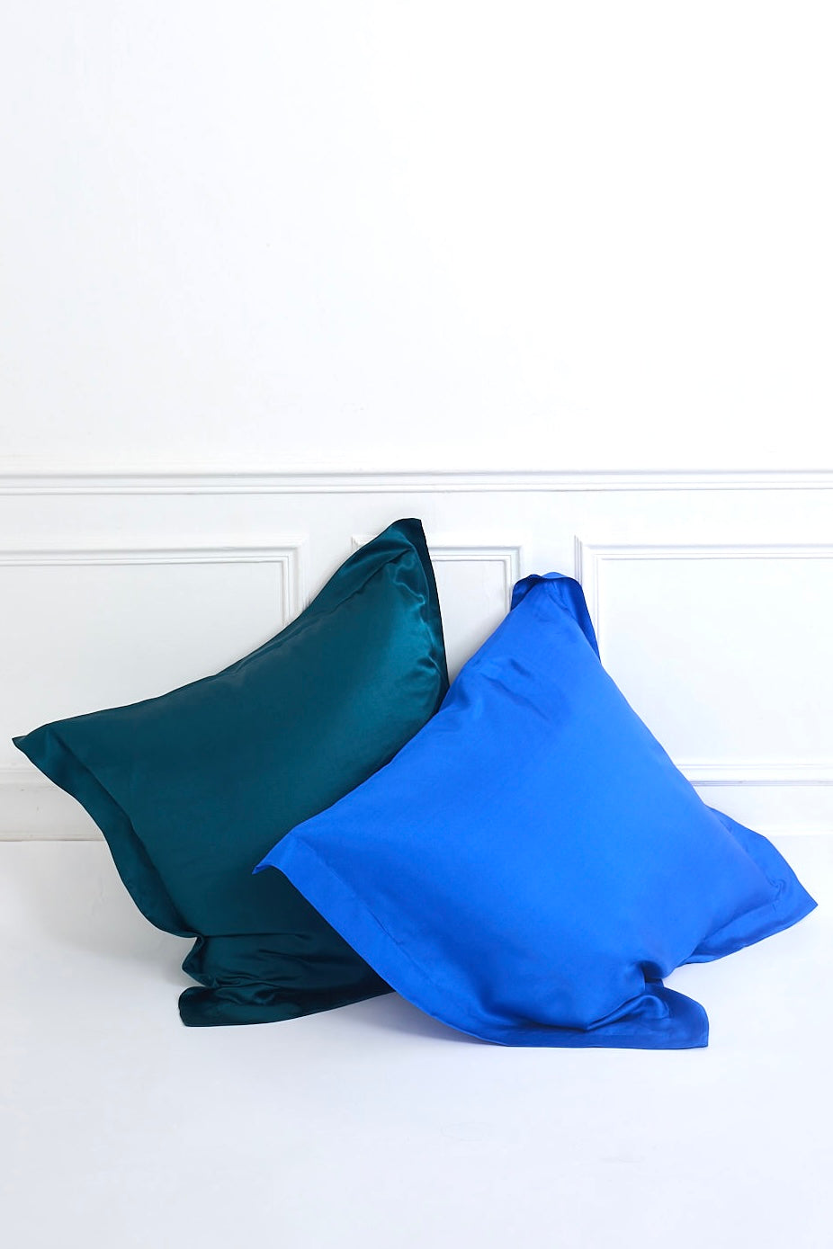 SILPHÉE ELECTRIC BLUE - Silk pillowcases