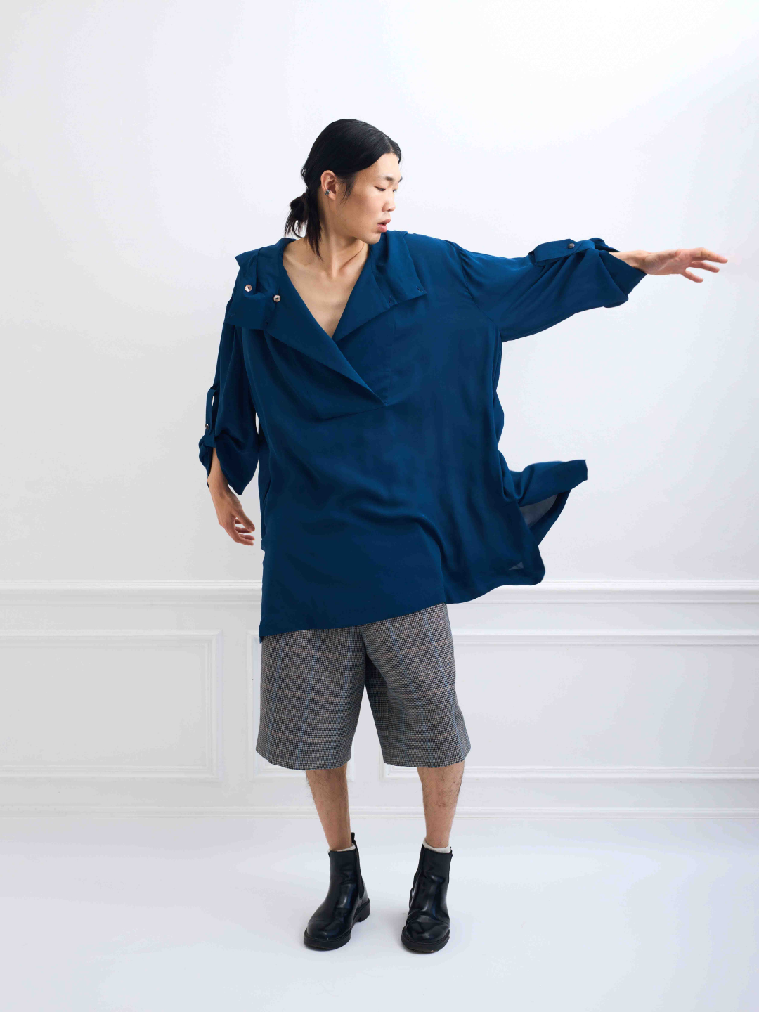 KENYA indian ocean - hoodie silk dress