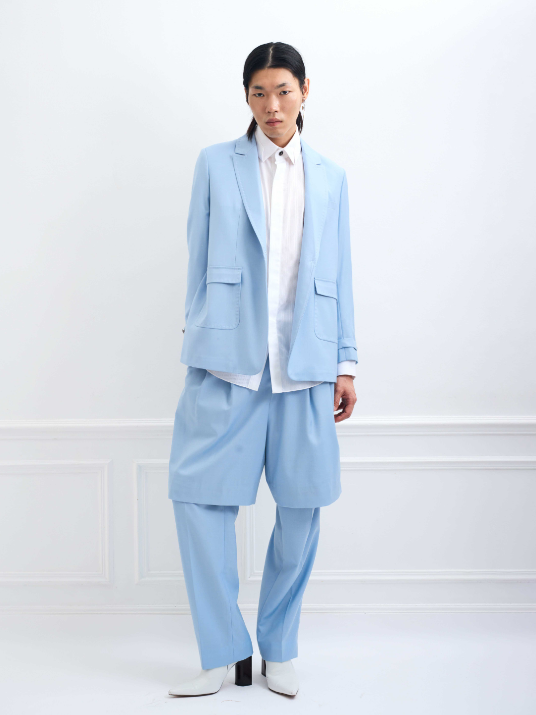 STRANGERS light blue - wool suit jacket