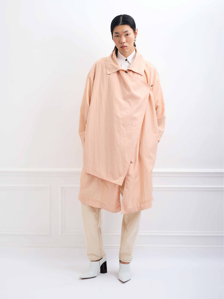 【tac:tac】LIGHT MELTON PIPING TRENCH COAT メンズ tac:tac LIGHT MELTON PIPING TRENCH COAT