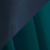 Navy Blue & Peacock Green