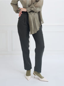 Canton - Wool Suit Pants in Khaki