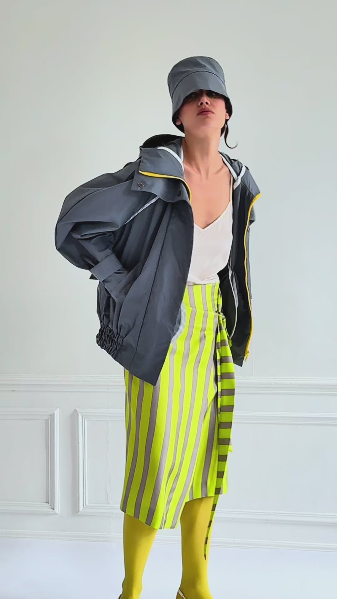 K-BOB slate blue - bucket hat – Lucie Brochard.võ