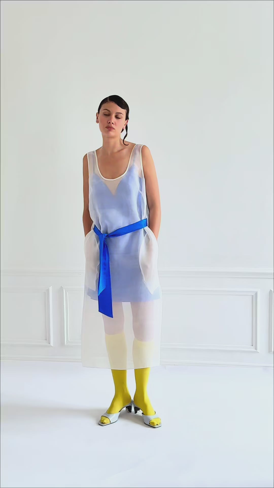 JOSEON ivory white - silk organza dress – Lucie Brochard.võ