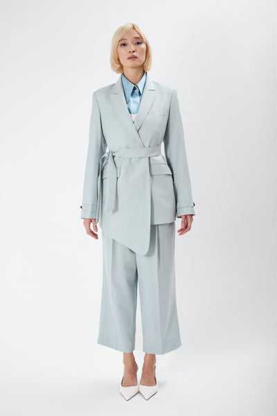 a socialist/ソーシャリスト/1B SUIT/MINT GREEN safari-urbain-lucie-brochard.
