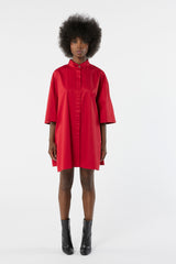 TUXEDO red - oversized shirt dress