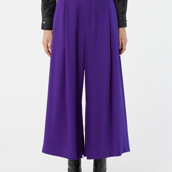 Purple Silk Pants - Şaman Butik | Boho Fashion